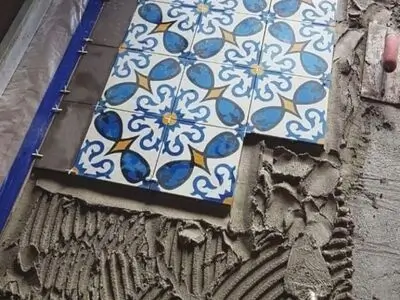 کاشی کاری دوغابی